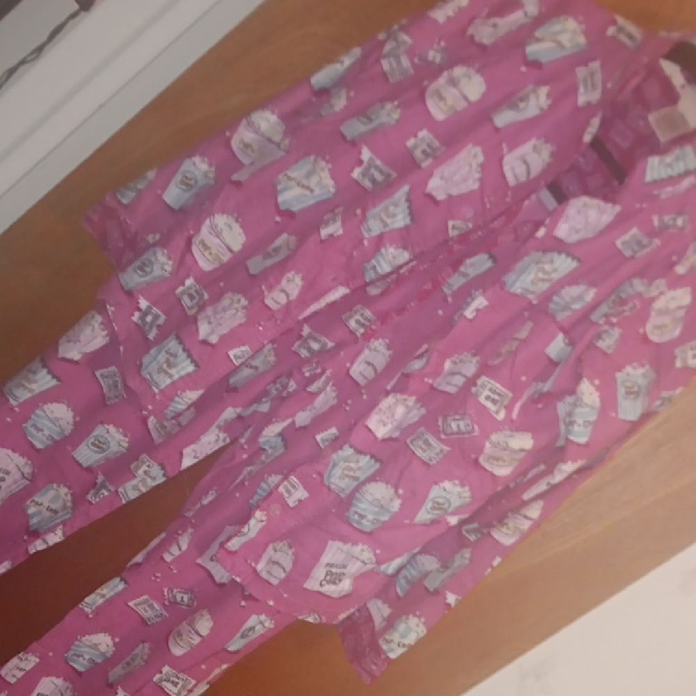 munki munki Kids Pajama Set in Pink with Fun Prints